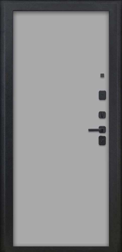 Входная дверь ДвериПРО Термо серебро Гладкая Шарли светлый DPRO227918 внутренняя сторона